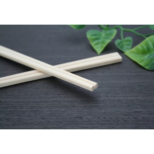 Yoshii Shoji Japanese Cypress Genroku Chopsticks, 21cm, 200 Pairs, Poly Bag, Kaiseki Style, Restaurant Use, YOS-035