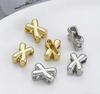 1pc Alphabet Bead Polished Design Mini 3D Bubble 26 Letter Charm for DIY Necklace Bracelet Jewelry Making