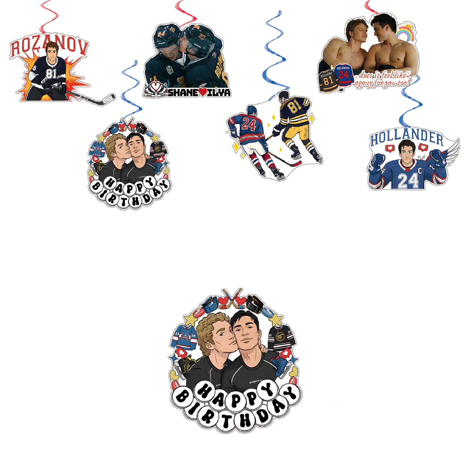 

Birthday Party Decoration Set with Banner Balloons Cupcake Toppers Cake Topper for Themed Celebrations and Events One Size