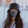 Bucket hat women can wear simple solid colors and versatile sunscreen hats for travel, UV protection basin hats for men