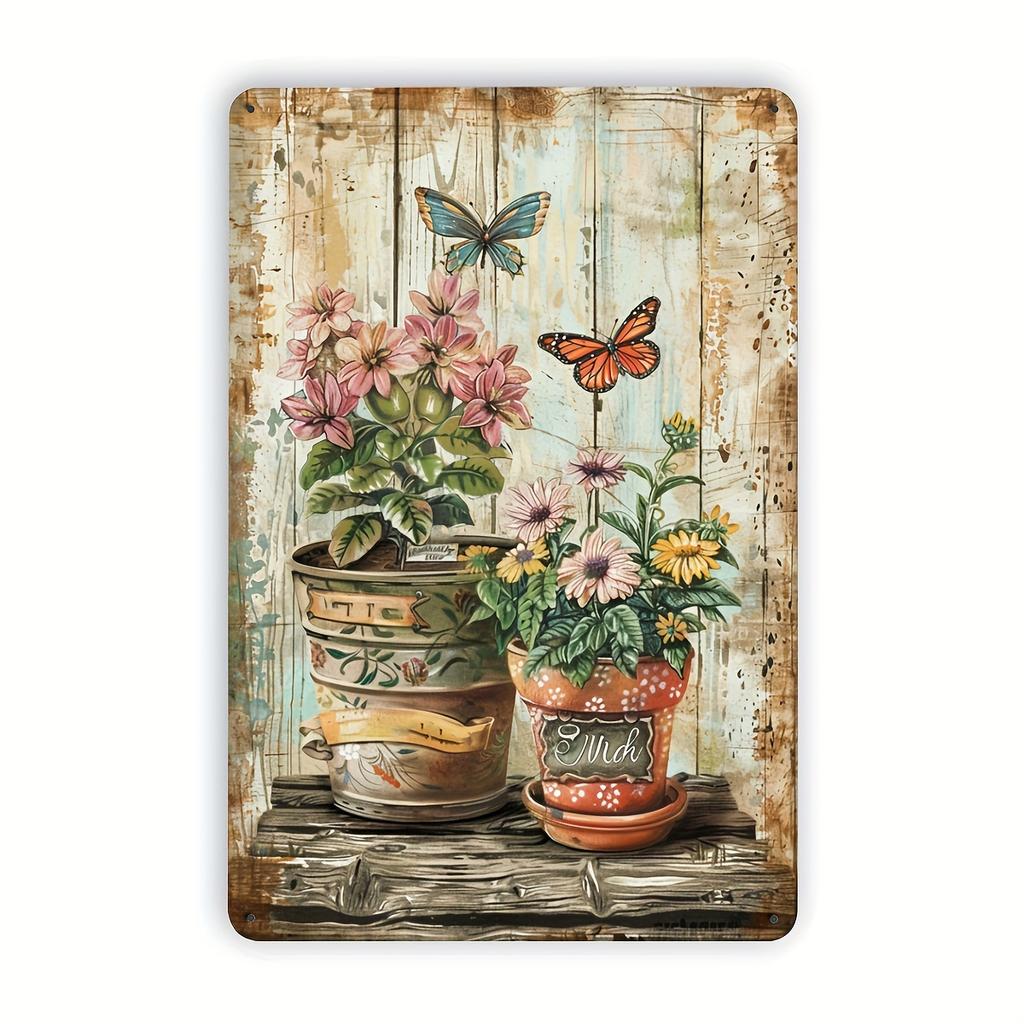 2D Classic Pattern Metal Wall Art Manufactured from Solid Iron Material with Authentic Antique Finish