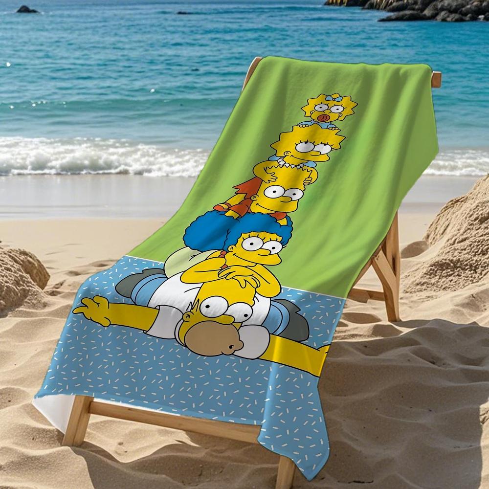 Funny-The SimpsonsS Towel Five-Star Hotel Quality Eco-Friendly Ultra Soft Thick Towels & Beach Towels