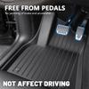 NovaAcc All TPE Floor Mats for Tesla Model Y 3 2021 To 2024 Left Rudder All Weather Foot Pad Automotive Interior Car Accessories