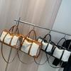 Canvas patchwork large capacity Boston bag women's travel bag