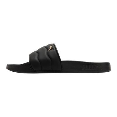 Leadcat 2.0 Puffy Slide שחור נשים סניקרס מתכתי-זהב 389557-01