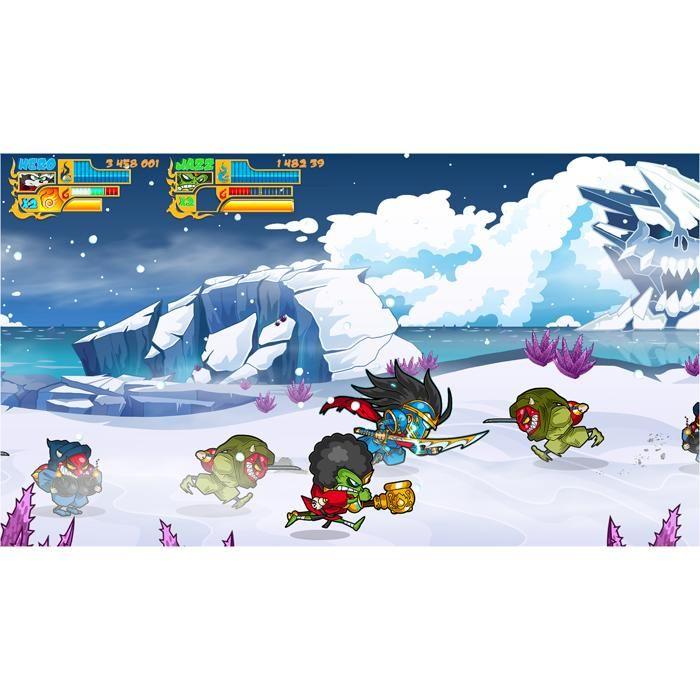 Jeu PS4 - JUST FOR GAMES - Jitsu Squad - Action de dessins animés - 4 joueurs - Combat