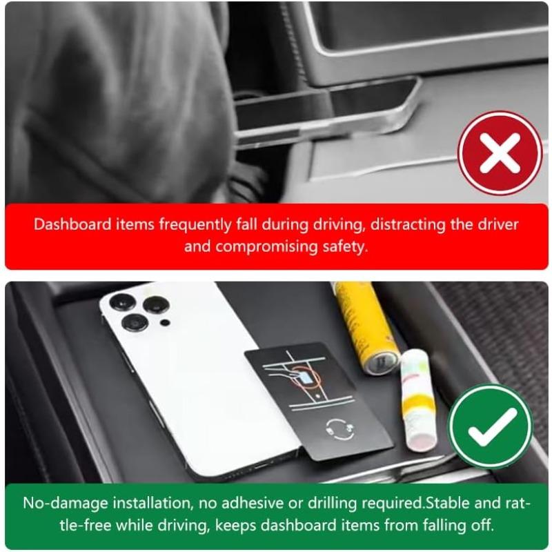 New Model 3 Highland / Model Y/YL Center Console Armrest Storage Tray Organizer Box Case ABS For Tesla Car Interior Accessories