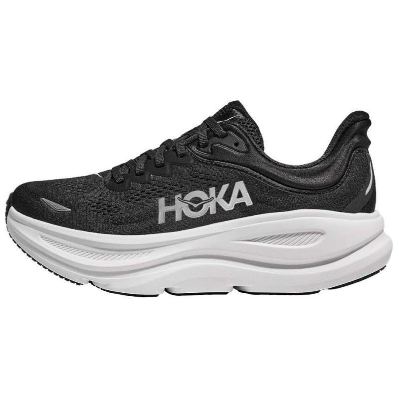 

HOKA ONE ONE Bondi 9 Anti-Slip Wear-Resistant Low-Top Casual Running Shoes Men s Black Sneakers 1162013-BWHT 44 чорний