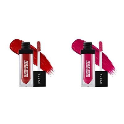 Cosmetics - Liquid Lipstick - 52 Modern Auburn (Flamenco Red) - 4.5 Ml - Ultra Matte & SUGAR Cosmetics - 4.5 Ml - Ultra Matte Liquid Lipstick