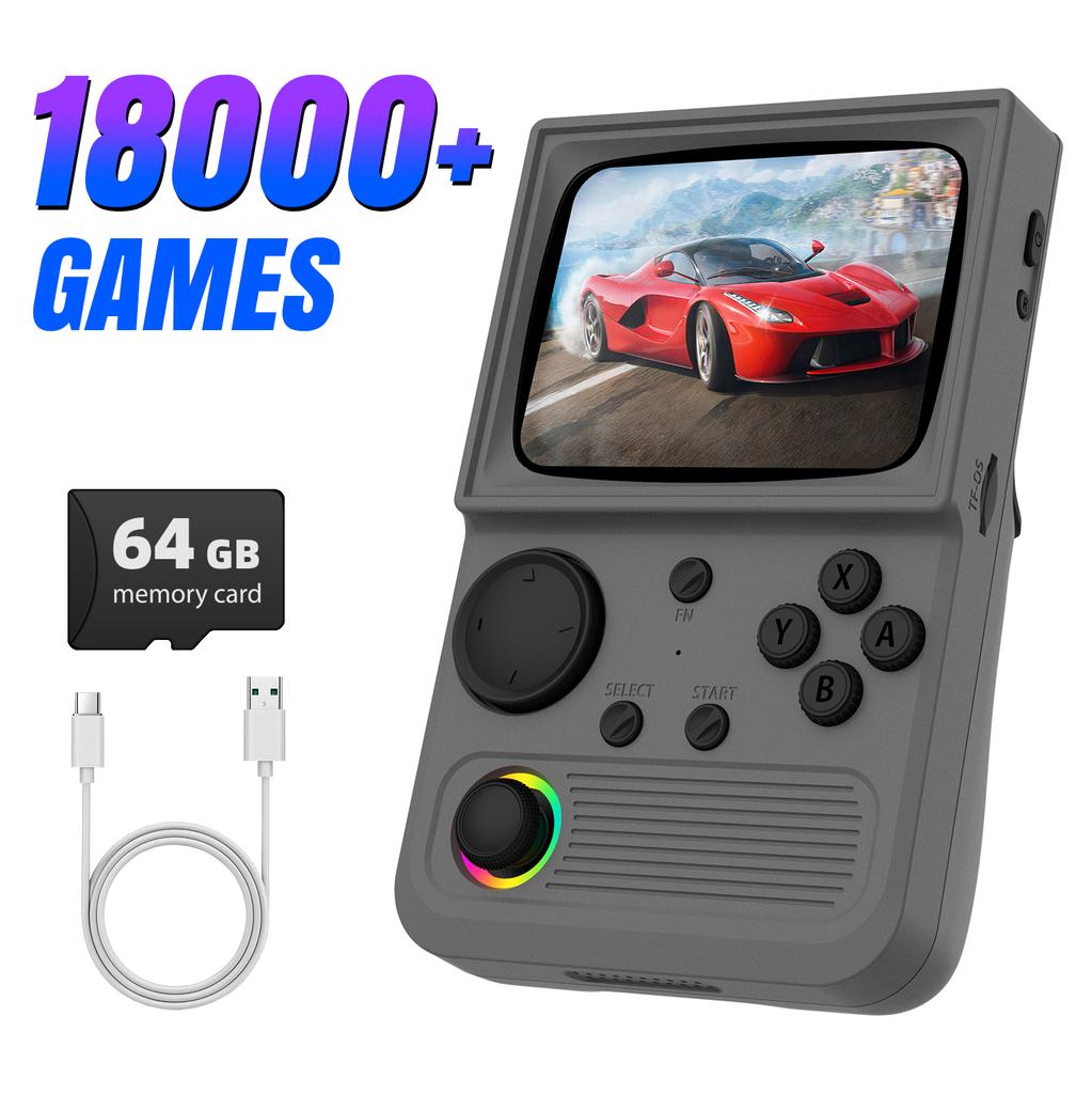 RG40 Retro Handheld Game Console EmuEMEC System 3.5'' IPS Screen Wi-Fi Multiplayer Portable Pocket Video Console