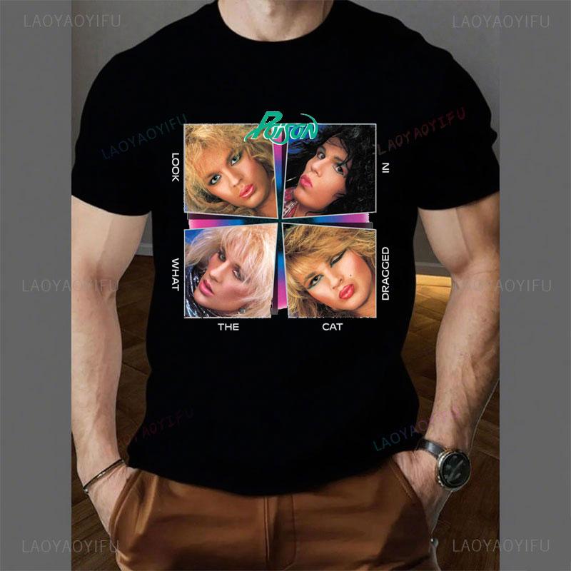 

Rose Bandas De Rock Shirt 100%Cotton Short Sleeve Graphic T Shirts Streetwear Vintage Music Fan Fashion Popular Tees 5XL різнокольоровий