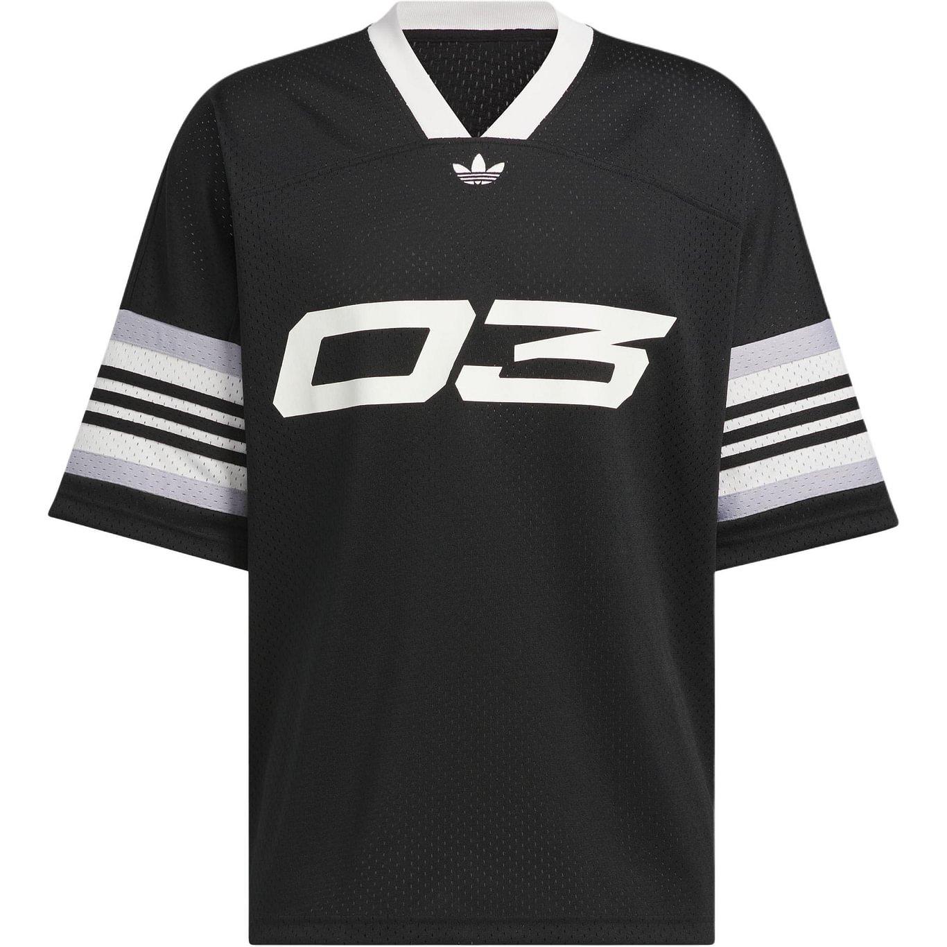 Adidas Originals SPORT JERSEY T Shirt Unisex Black IY7378 S