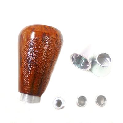 Universal 5-Speed Shift Knob Peach Wood MT Gear Lever Car Styling Auto Accessories