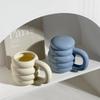 2024 New Mug INS Ceramic Cup with Lid Coke Coffee Tea Milk Couples Water Cups Wholesale