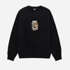 Mens Womens Loose Fit Cotton Heavyweight Crewneck Sweatshirt Graphic Print Casual Top