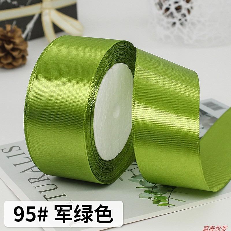 25Yards/Roll 40mm Silk Satin Ribbons for Clothing Satin Fabric Crafts Bow Handmade Gift Wrap Party Wedding DIY Decorative