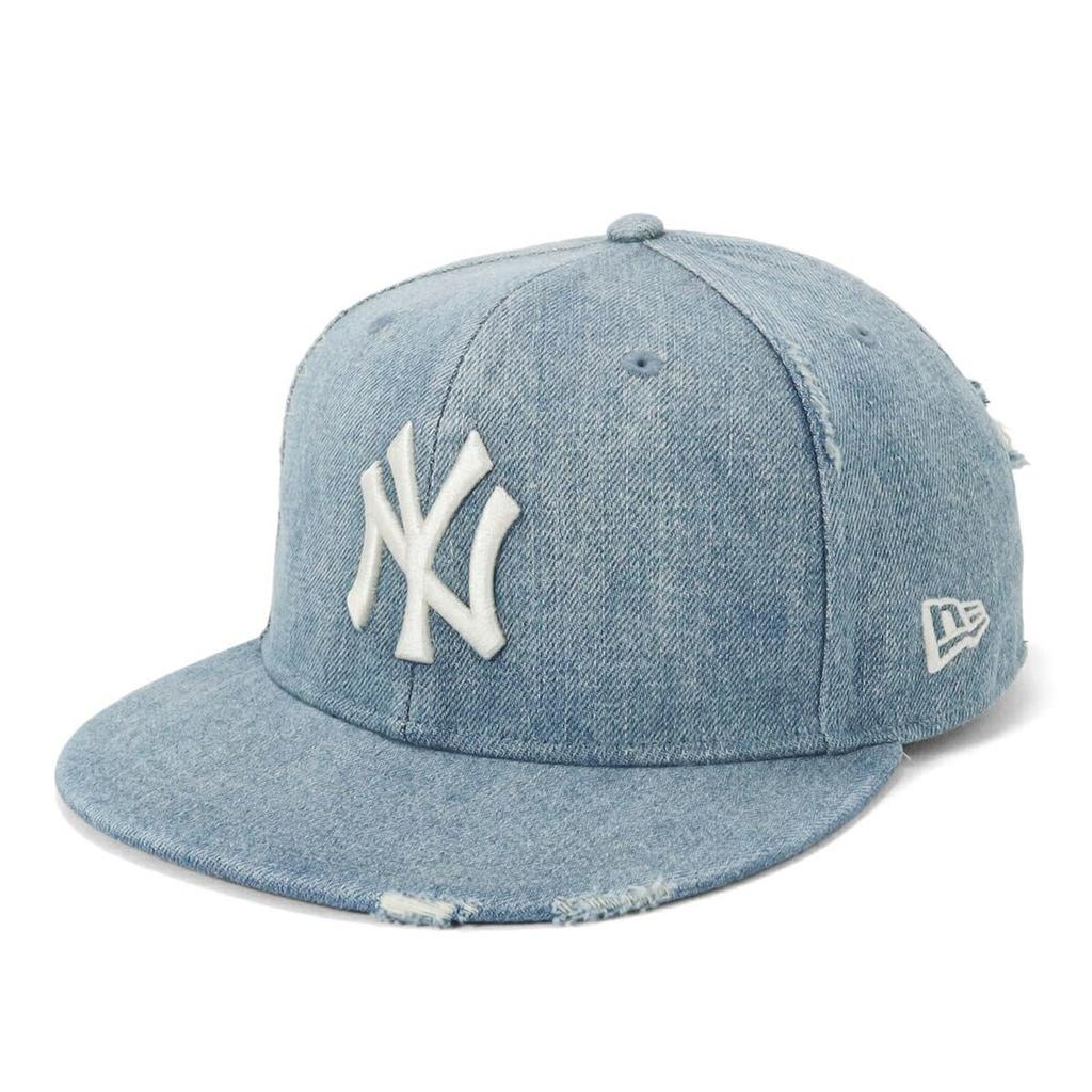 New Era 59FIFTY MLB Damaged Denim NY Washed Denim Size 7 MLB DAMAGED NEYYAN 14388855 NER36C6645 Cap, 5/8 (5950 WDNM)