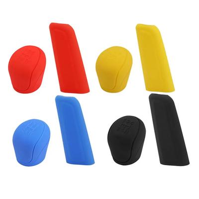 Housse de levier de vitesse manuel en silicone pour voiture Housse de frein à main pour Ford Focus 2 3 MK2 MK3 Fiesta Kuga Ecosport Ranger MT Accessoires