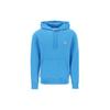 Ss24 Solid Color Logo Pullover Hooded Long Sleeve Sweatshirt Men Sweatshirt Blue LM00702KM0001-P451