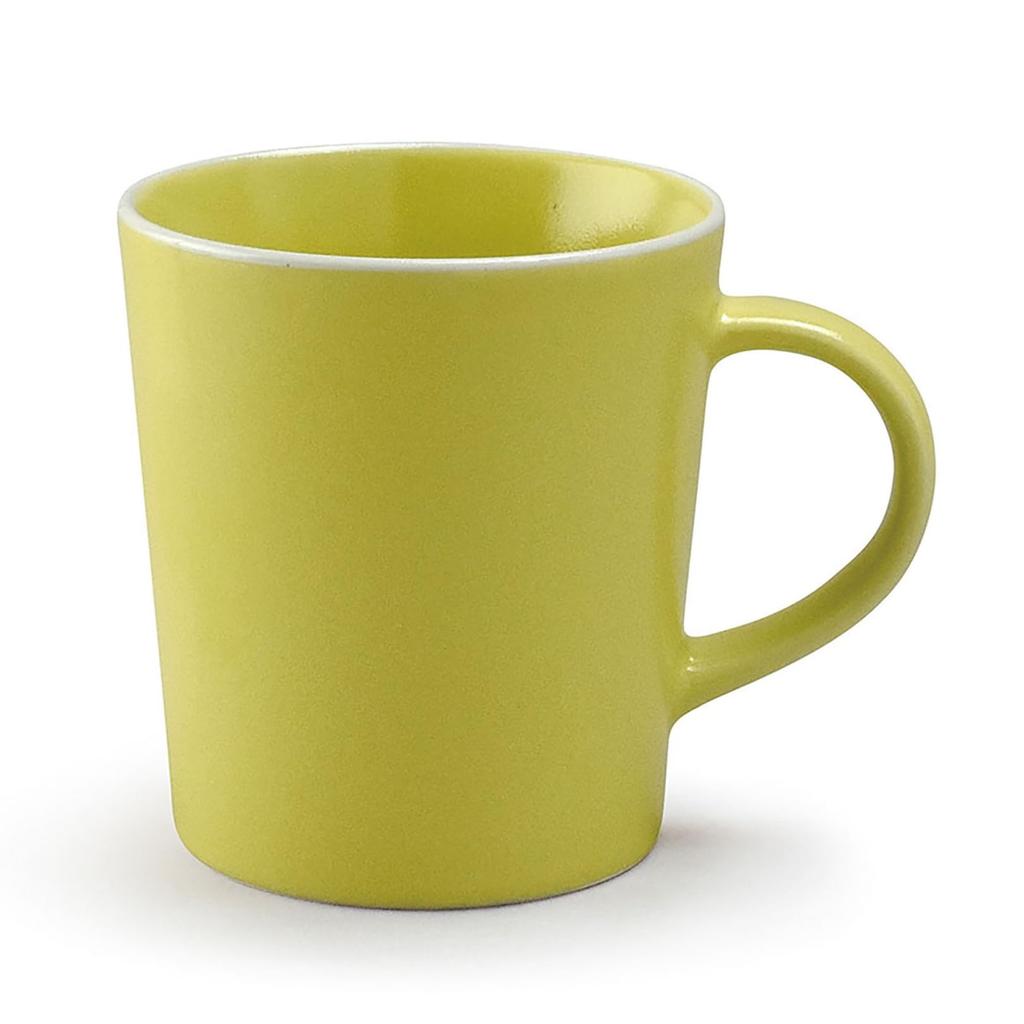 Aito Seisakusho Mino Ware Dinnerware Set for Single Dishwasher and Microwave Made in "Ciel" Set, 6-Piece Living, Yellow, Safe, Japan, 567-508