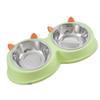 Stainless Steel Pet Bowl Multi Functional Angled  Tilted Pet Bowl for Cat Dog