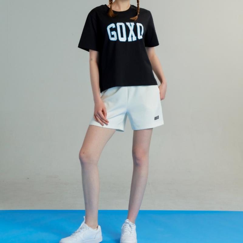 Goxo Sport Fit Short Pants White Hook Slice