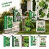 St. Patrick's Day Garden Flag and Gnome Outdoor Decorative Flag for Holiday Yard Decor