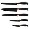 Coated Knife Set 6 Pcs. Zilner Rosegold Zl-5118