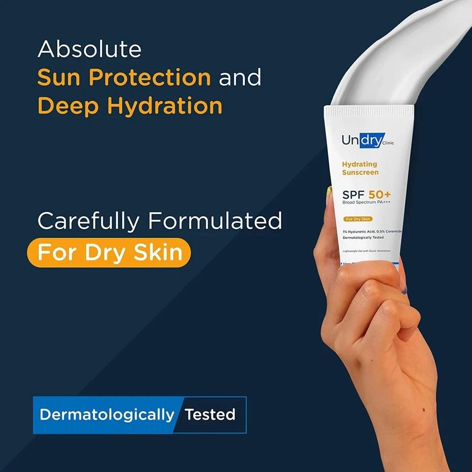 Undry Hydrating Sunscreen For Dry Skin 50g