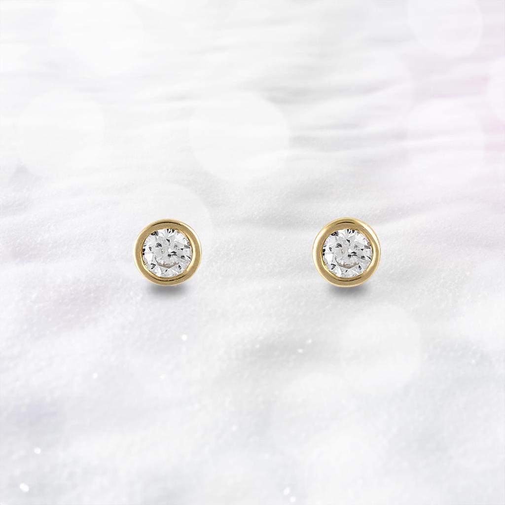 ESTELLE limited Diamond K18 yellow gold earrings [ESTELLE] [WEB product] (S) 0212-2737-0011-0000