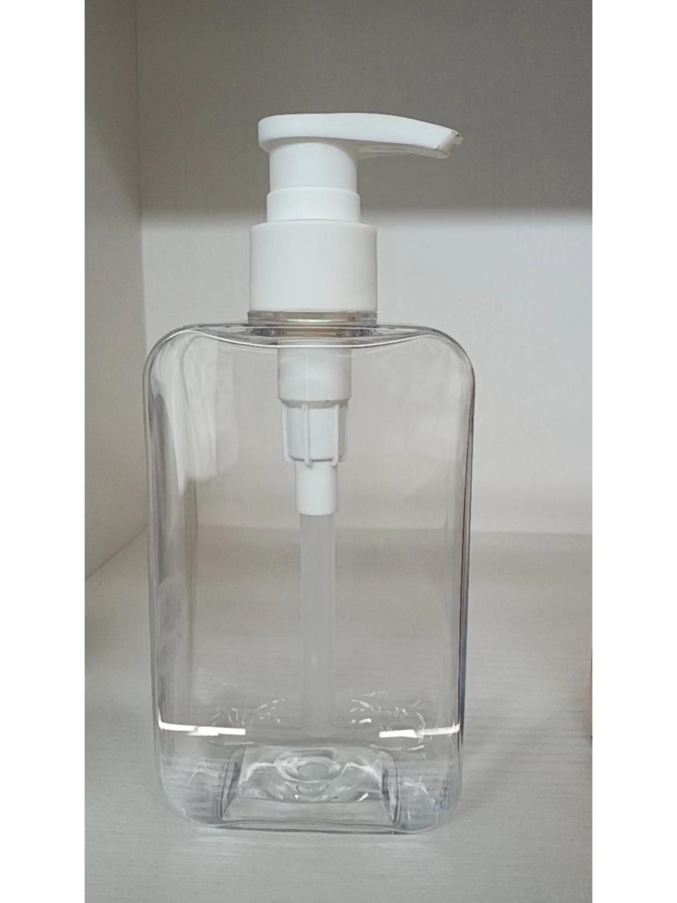 

Square 200ml Shampoo & Body Wash Bottle with 300ml Pump Dispenser, PETG Lotion Container