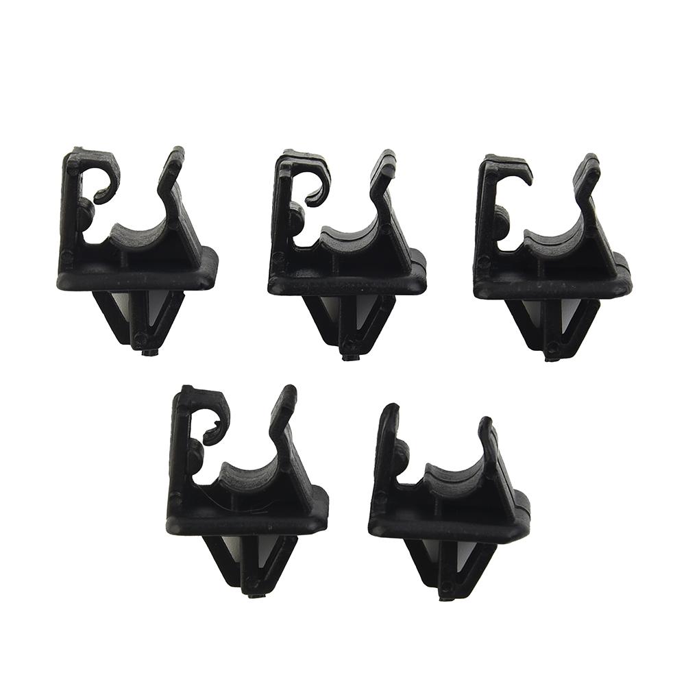 Hood Bonnet Clips Plastic Prop Stay Rod Support 5pcs Clip Clamp