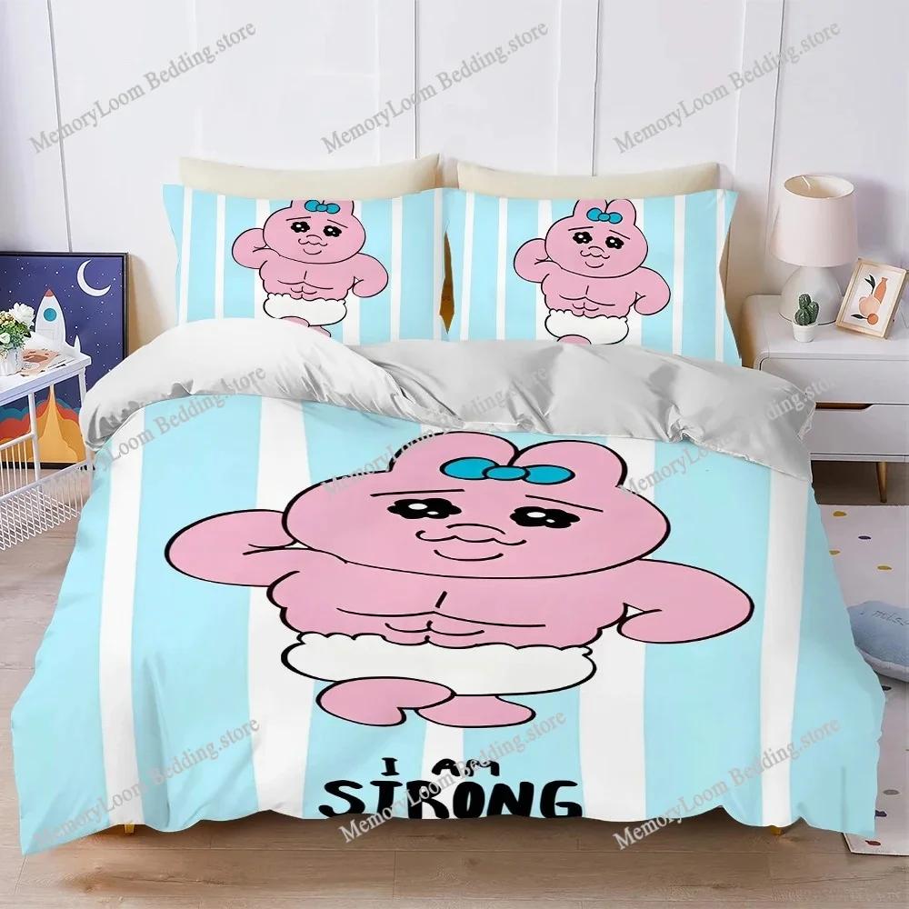 Cartoon Duvet Cover Set Style Bedding Soft Laundry Cotton O-Opanchu Cute Usagi Bed Four Seasons Student Dormitory Luxury Gift963