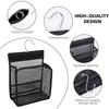 Hanging Toiletry Bag PVC Mesh Bag Detachable Basket  Quick Drying Shower Storage Bag Wall Mounted Cosmetics Toiletries Organizer