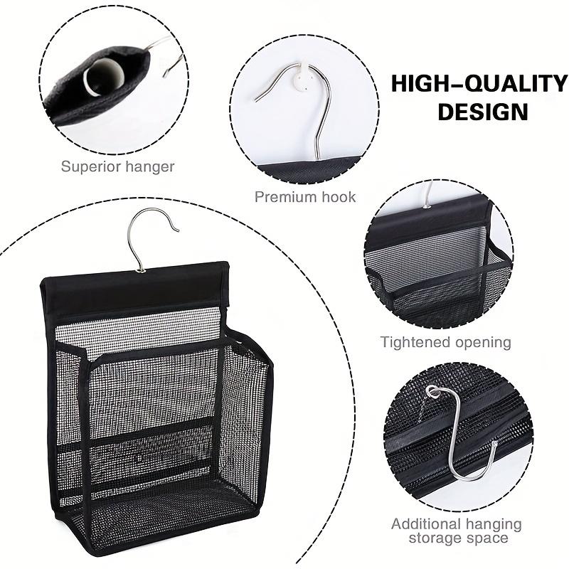 Detachable Hanging Basket PVC Hanging Storage Basket Foldable Storage Bag Clutter Storage Bag Bathroom