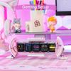 Divoom Times Gate Desk Stylish Digital Pixel Art App 5 Customizable RGB Game Room DIY Desk Pink Clock, Design, Controlled, Screens, Wi-Fi