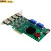 8-Port PCI-E USB 3.2 Desktop Adapter Card with NEC720201 – Self-Powered Computer Hub