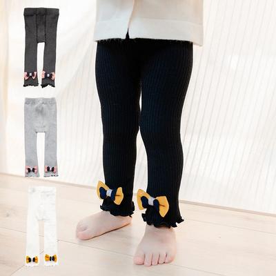 Outono inverno crianças meninas leggings de malha crianças legging calça