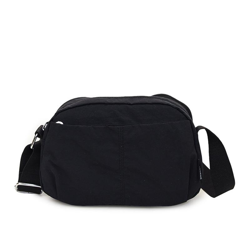 

Men s and women s fashion lightweight satchel new nylon small square bag outdoor travel play shoulder oblique span bag чёрный