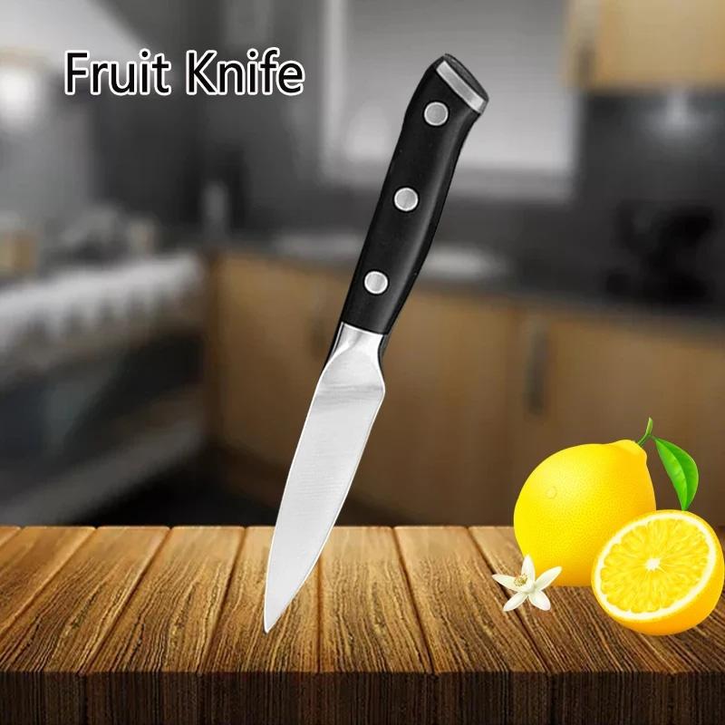 WXCOO Hammered Professional Kitchen Knives with Box Japanese Kiritsuke Chef Knife Sharp Blade Fruit Vegetable Cooking Knife