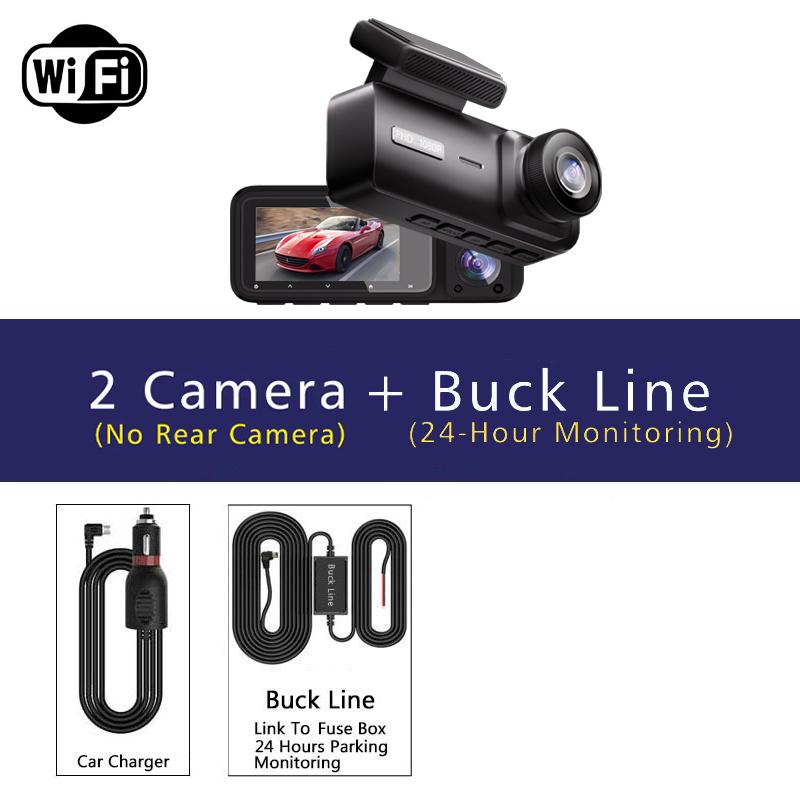 Wifi 3 Channel Dash Cam Three Way Car DVR Inside Vehicle Camera DVRs Recorder FHD 1080P Video Mini Registrator Dashcam Camcord