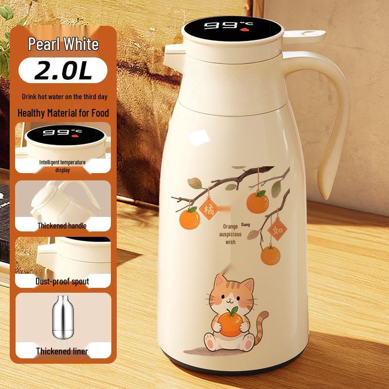 2025 Stylish Large Capacity Insulated Kettle for Home, Dorm, and Office Use