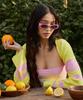 Top Girl Tg Color Block Bolero Knit Cardigan_T316Ot801