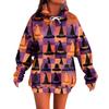 Women's Fashion Casual Halloween Print Long Sleeve Hoodie