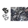 Motorcycle Rear View Mirrors Mount Clamp 2PCS 22mm 25mm Handlebar 8mm 10mm Thread Universal Rear Mirror Holder Adapter Bracket