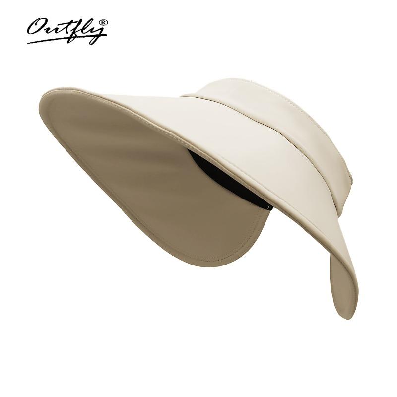 Sunscreen hat Women's UV protection sun hat Outdoor face covering Sun hat Large brim Cycling empty top hat Summer