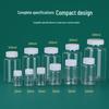 Clear Plastic Wide-Mouth Bottle for Liquid/Solid/Powder Storage, Bead Organizer, Medicine Container, 30ml.