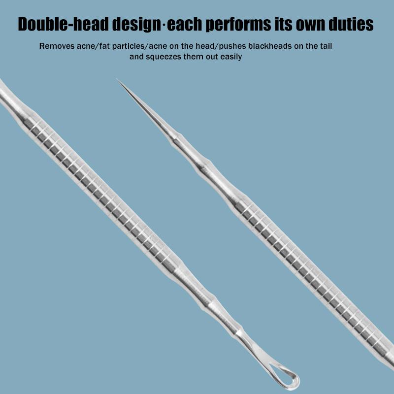New Acne Blackhead Removal Needles Pimples Blackhead Clip Tweezers Beauty Artifact Blemish Extractor Remover Needle Tool