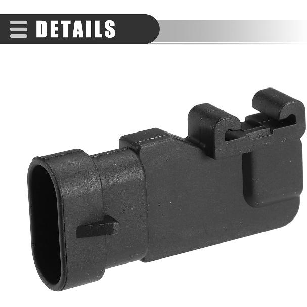 Motoforti MAP Manifold Air Pressure Sensor, Manifold Absolute Pressure Sensor Replacement, for Chevrolet Cavalier 2.2L 1998-2005, Plastic,