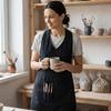 Wear Resistant Workwear Apron Waterproof Sleeveless Apron Portable Cooking Apron  Baking Workwear